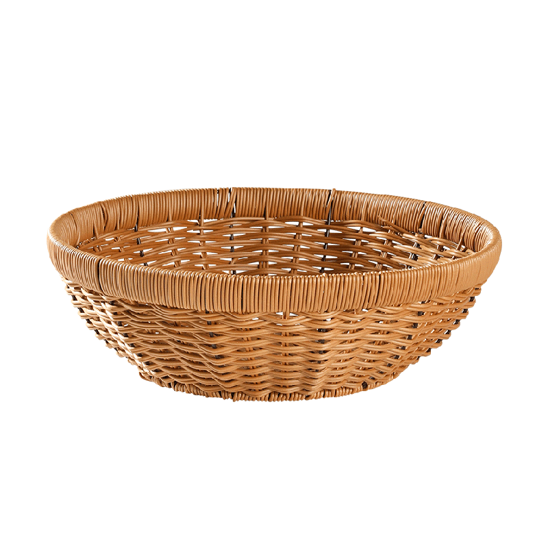 Natural Bowl Shaped Storage Basket Fruit Serving Trays - Organization > Storage Containers > Storage Baskets & Bins & Boxes - DINIBLO 