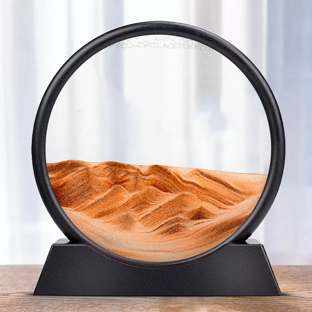 3D Hourglass Deep Sea Sandscape - Posters, Prints, & Visual Artwork - DINIBLO 