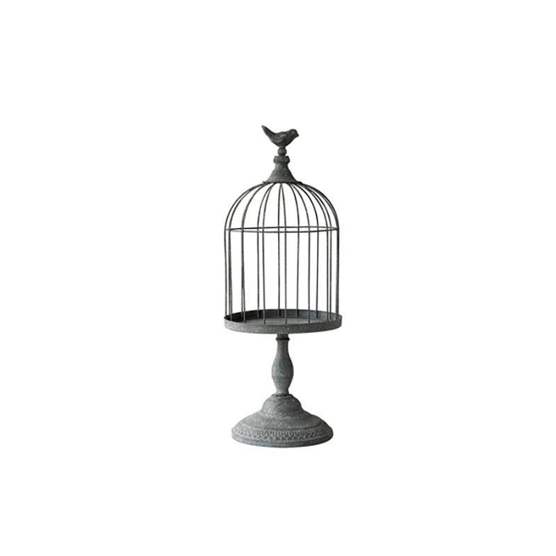 Iron Bird Cage Shaped Candle Holder - Home Decor > Candle holders & Lanterns > Candles & Candle holders - DINIBLO 