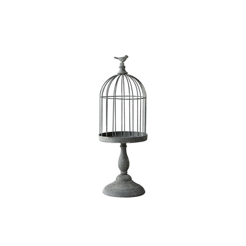 Iron Bird Cage Shaped Candle Holder - Home Decor > Candle holders & Lanterns > Candles & Candle holders - DINIBLO 