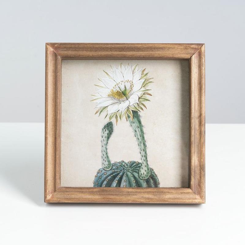 Wooden Cactus Frame Art - Home Decor > Home Accessories > Picture Frames - DINIBLO 