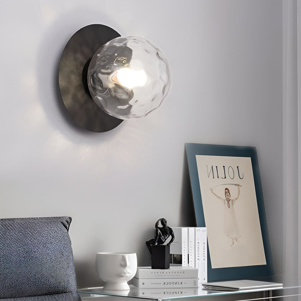 Round Glass Ball 12W LED Modern Wall Lamp Wall Sconce Lighting - Lighting > Wall Lights > Wall sconces - DINIBLO 