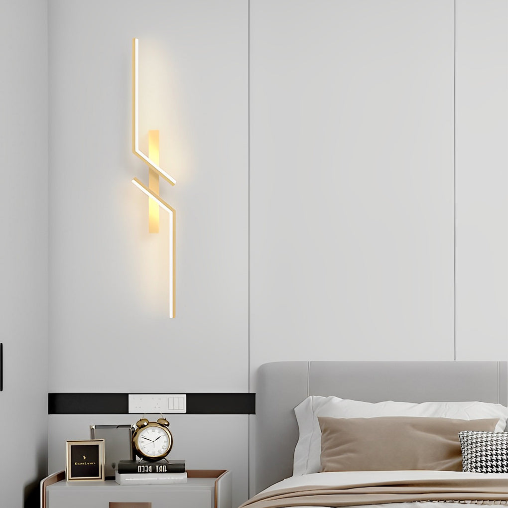 Irregular Symmetrical L Shape Creative LED Minimalist Wall Lamp Sconces Lighting - Lighting > Wall Lights > LED Wall Lights - DINIBLO 