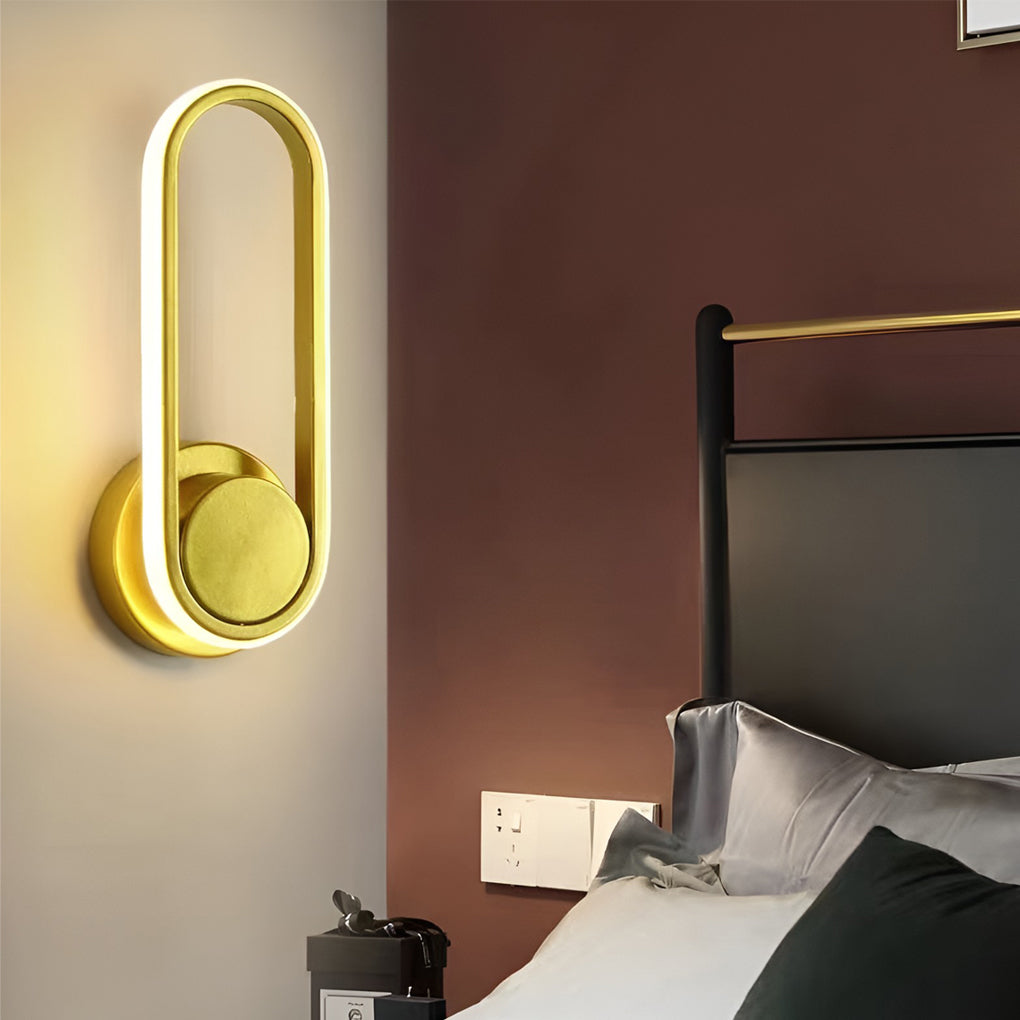 330° Rotatable Rounded Rectangular LED Nordic Wall Lamp Wall Sconce Lighting - Lighting > Wall Lights > Wall sconces - DINIBLO 