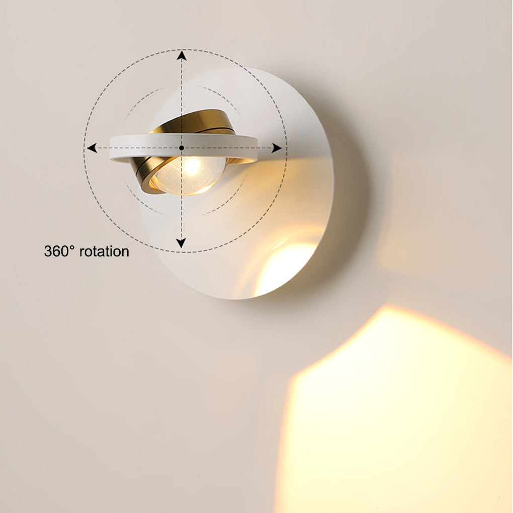 Round Square Creative Free Adjustable Direction Modern Wall Lights Fixture - Lighting > Wall Lights > Wall sconces - DINIBLO 