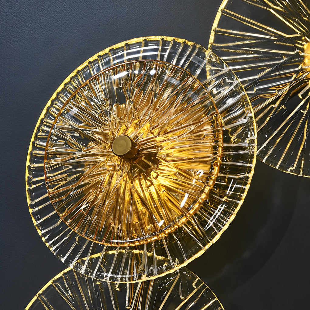 Creative Round Glass Luxury LED Personality Post-Modern Wall Light Fixture - Lighting > Wall Lights > Wall sconces - DINIBLO 