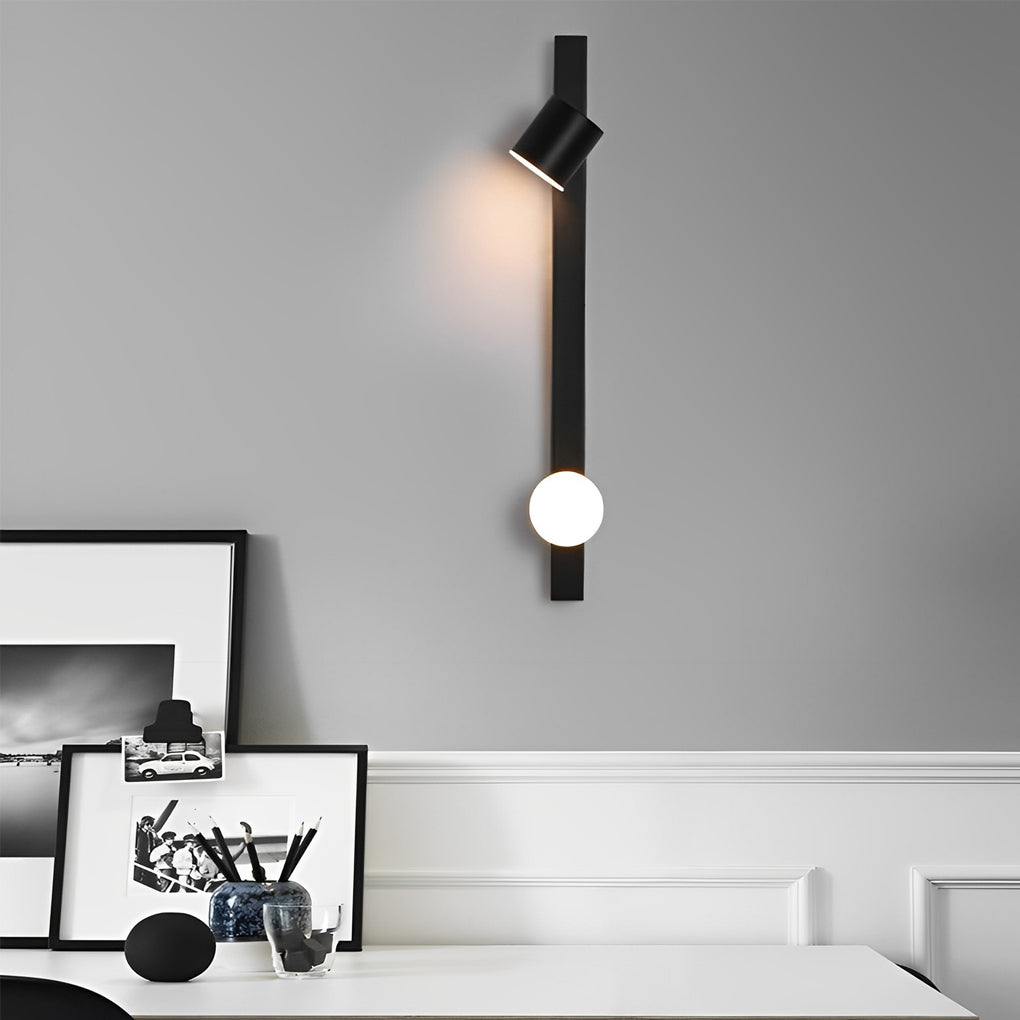 Adjustable Minimalist Creative Electroplated Metal Black Wall Sconces - Lighting > Wall Lights > LED Wall Lights - DINIBLO 