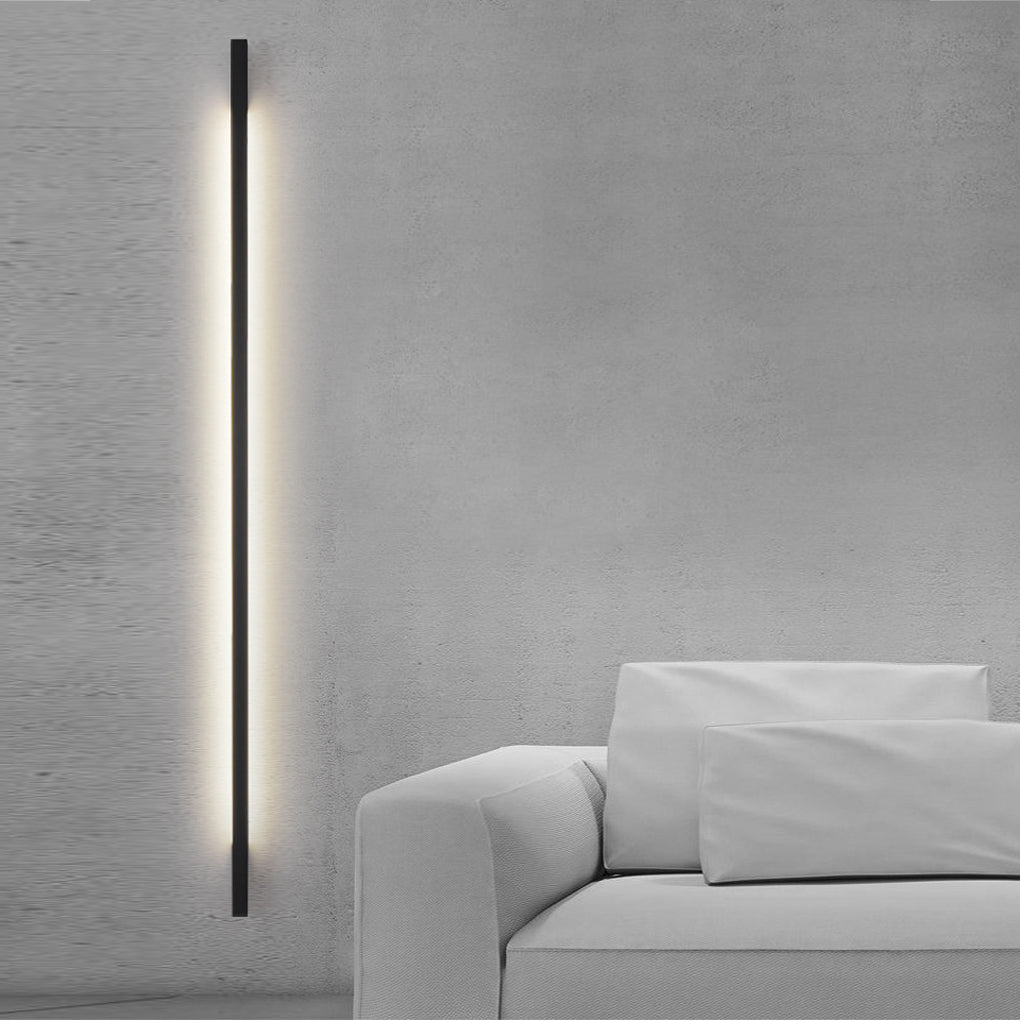 Minimalist Strip Three Step Dimming LED Black Postmodern Wall Lamp - Lighting > Wall Lights > LED Wall Lights - DINIBLO 