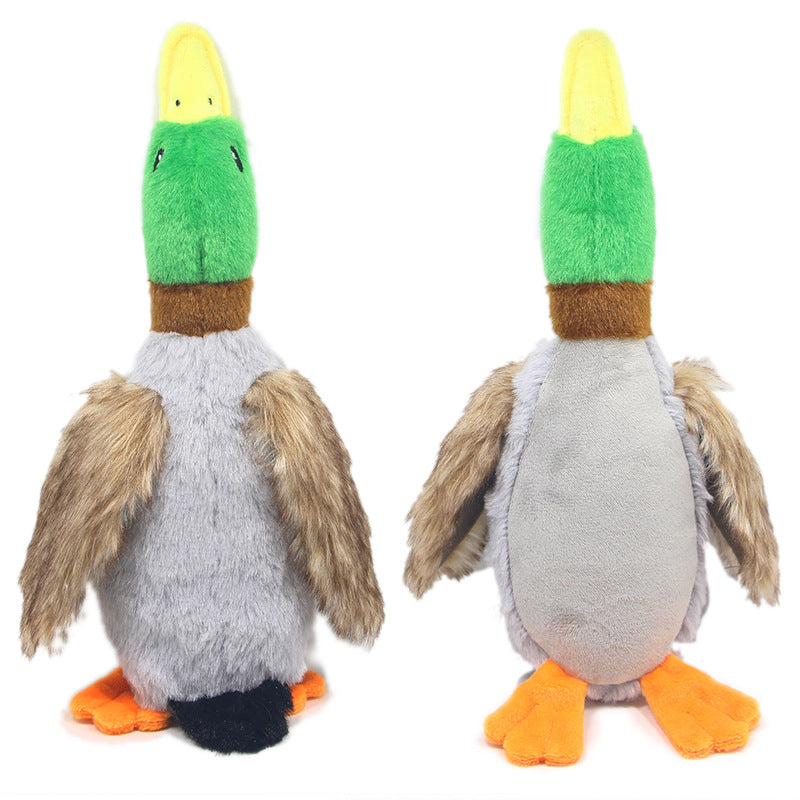 Plush Duck Pet Toy Squeaky Sound Dog Toys - Dog Toys - DINIBLO 