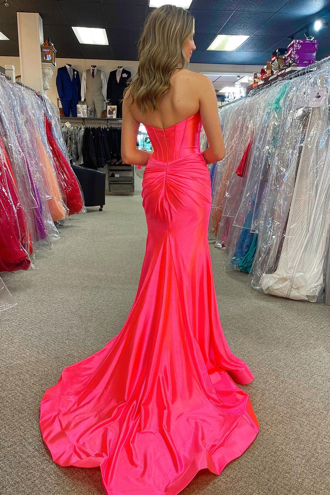 Brylee| Sweetheart Satin Mermaid Long Prom Dress - Prom Dress - DINIBLO 