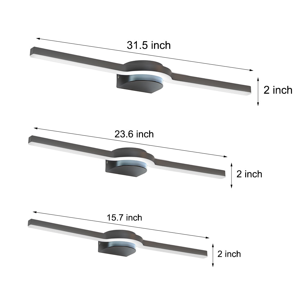 Modern LED Vanity Lights - 1-Light Bath Bar in 16''/23''/31'' Length - Lighting > Wall Lights > Bathroom Vanity Lighting - DINIBLO 