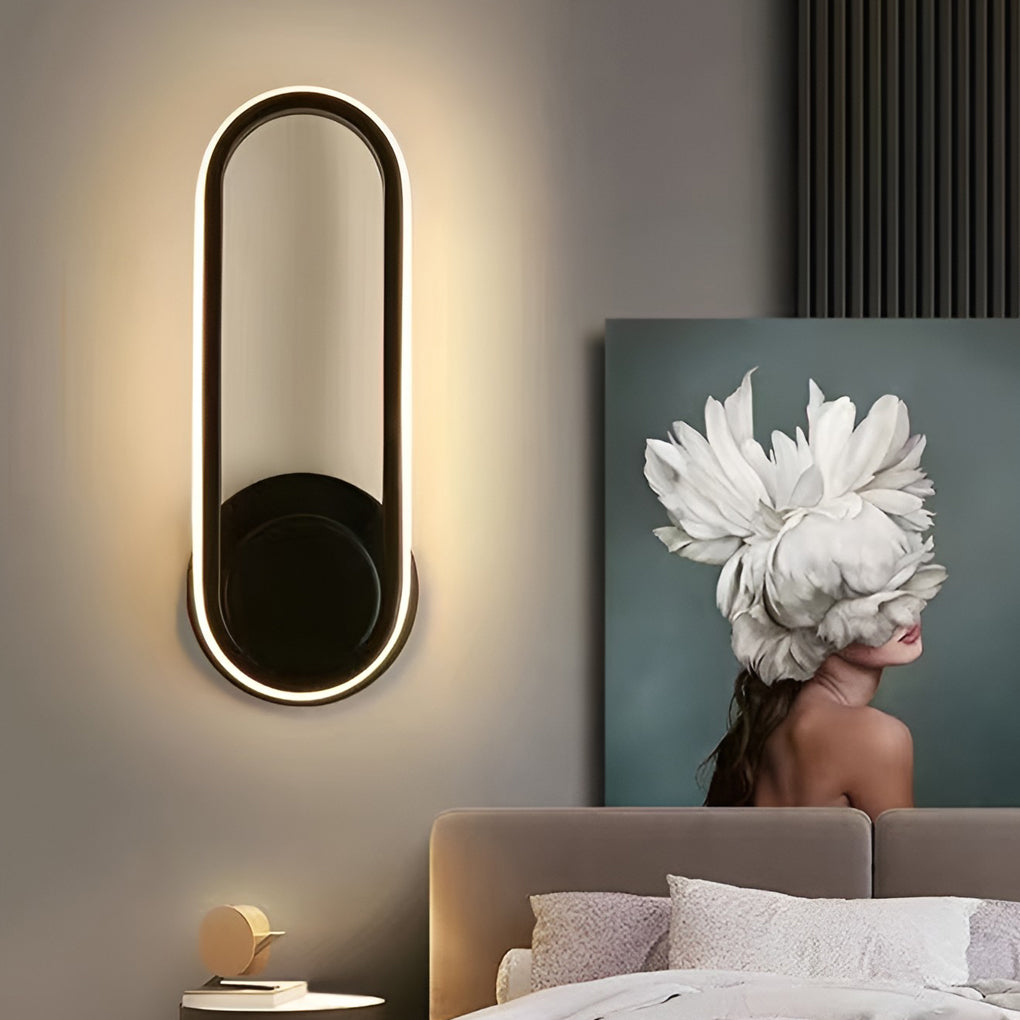 330° Rotatable Rounded Rectangular LED Nordic Wall Lamp Wall Sconce Lighting - Lighting > Wall Lights > Wall sconces - DINIBLO 