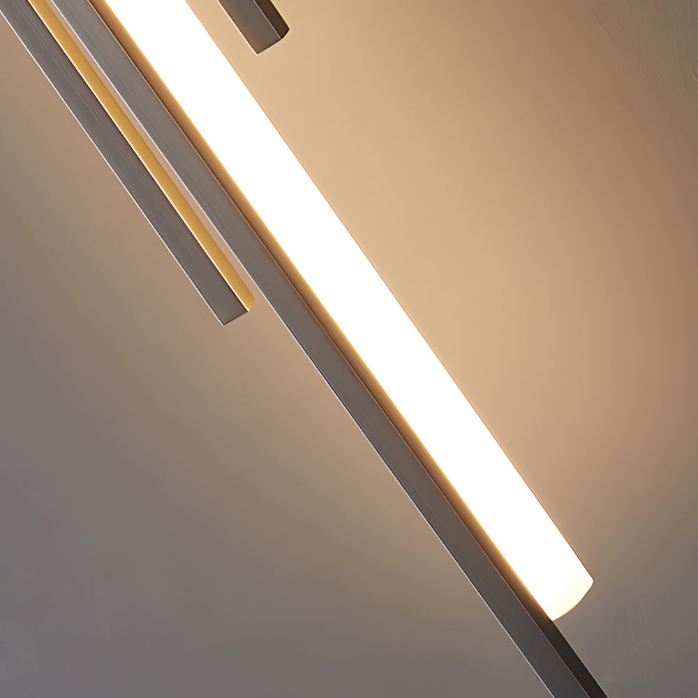 Long Strips Grille Iron Acrylic Simple Modern LED Wall Light Fixture - Lighting > Wall Lights > LED Wall Lights - DINIBLO 