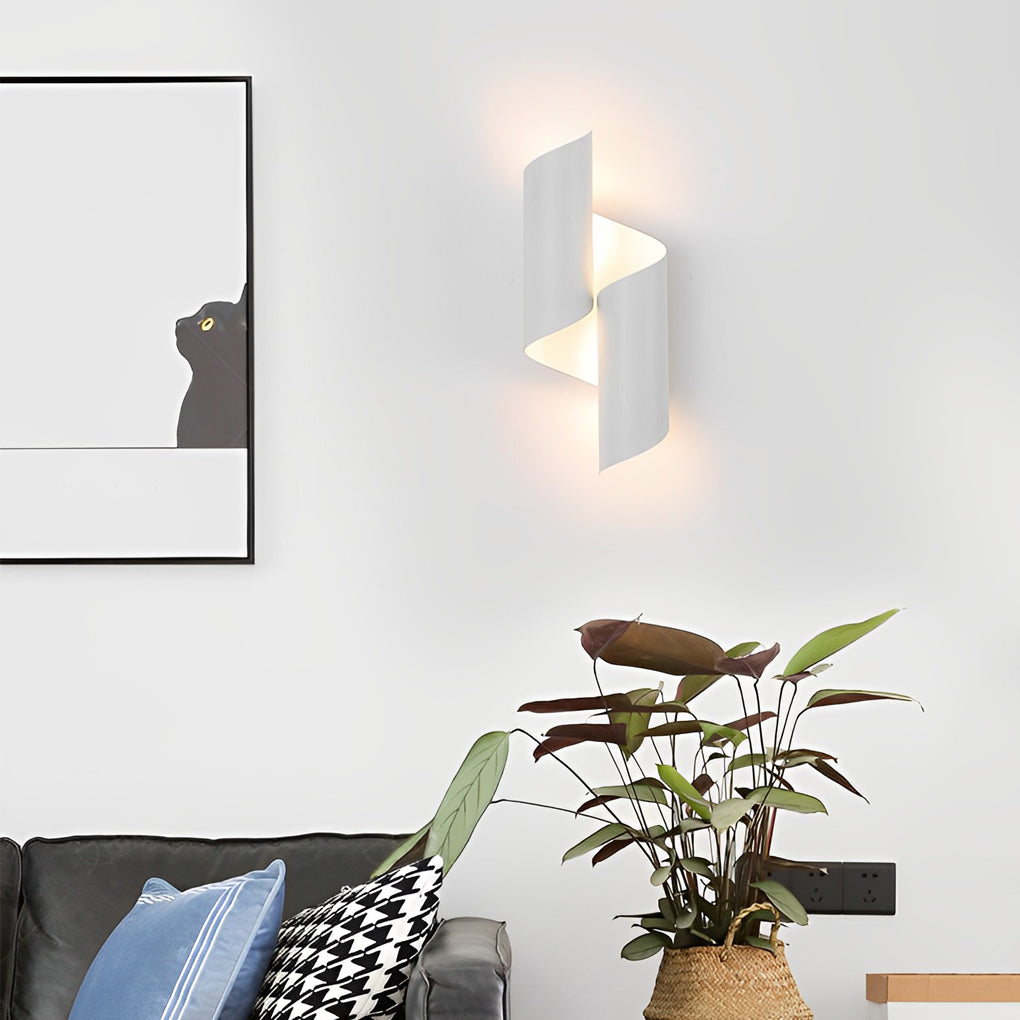 2pcs Symmetrical Creative Up And Down Lighting Modern Wall Light Fixture - Lighting > Wall Lights > Wall sconces - DINIBLO 