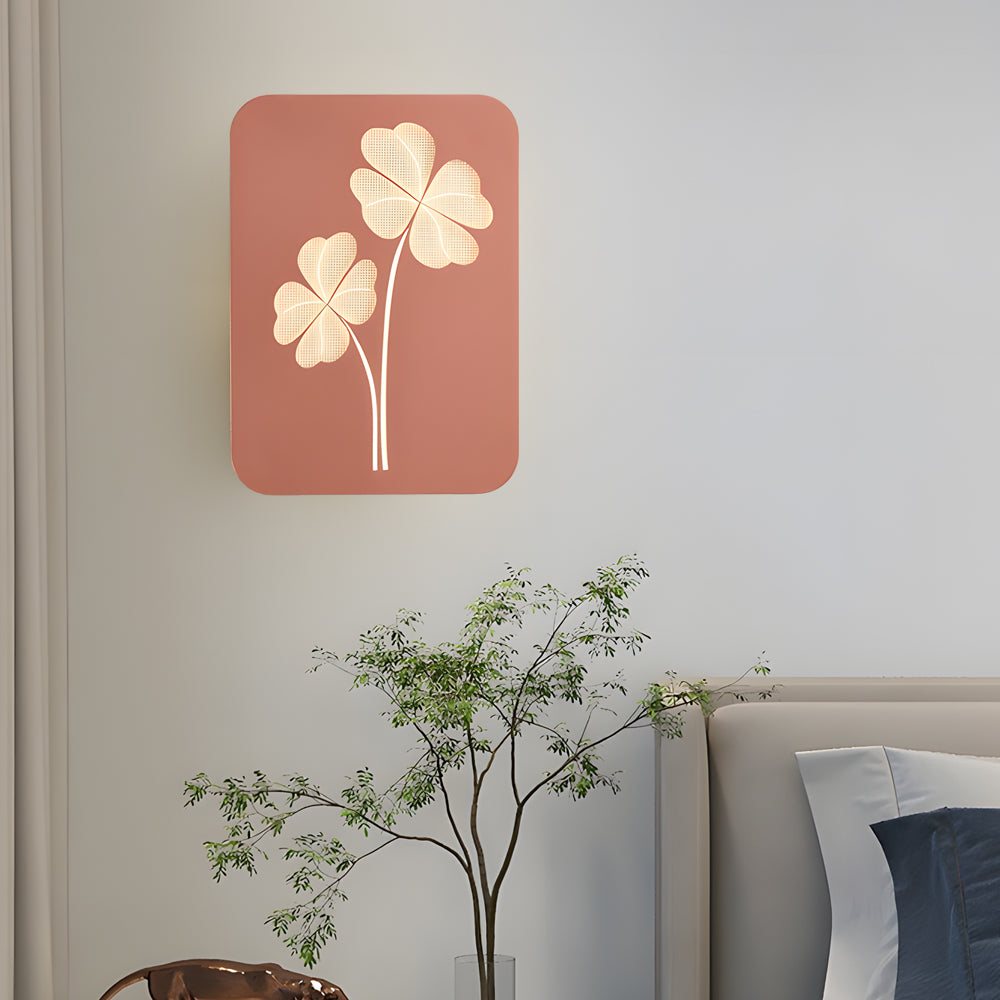 Round Ginkgo Leaf LED 3 Step Dimming Wall Sconce Lighting Wall Lamp - Lighting > Wall Lights > Wall sconces - DINIBLO 