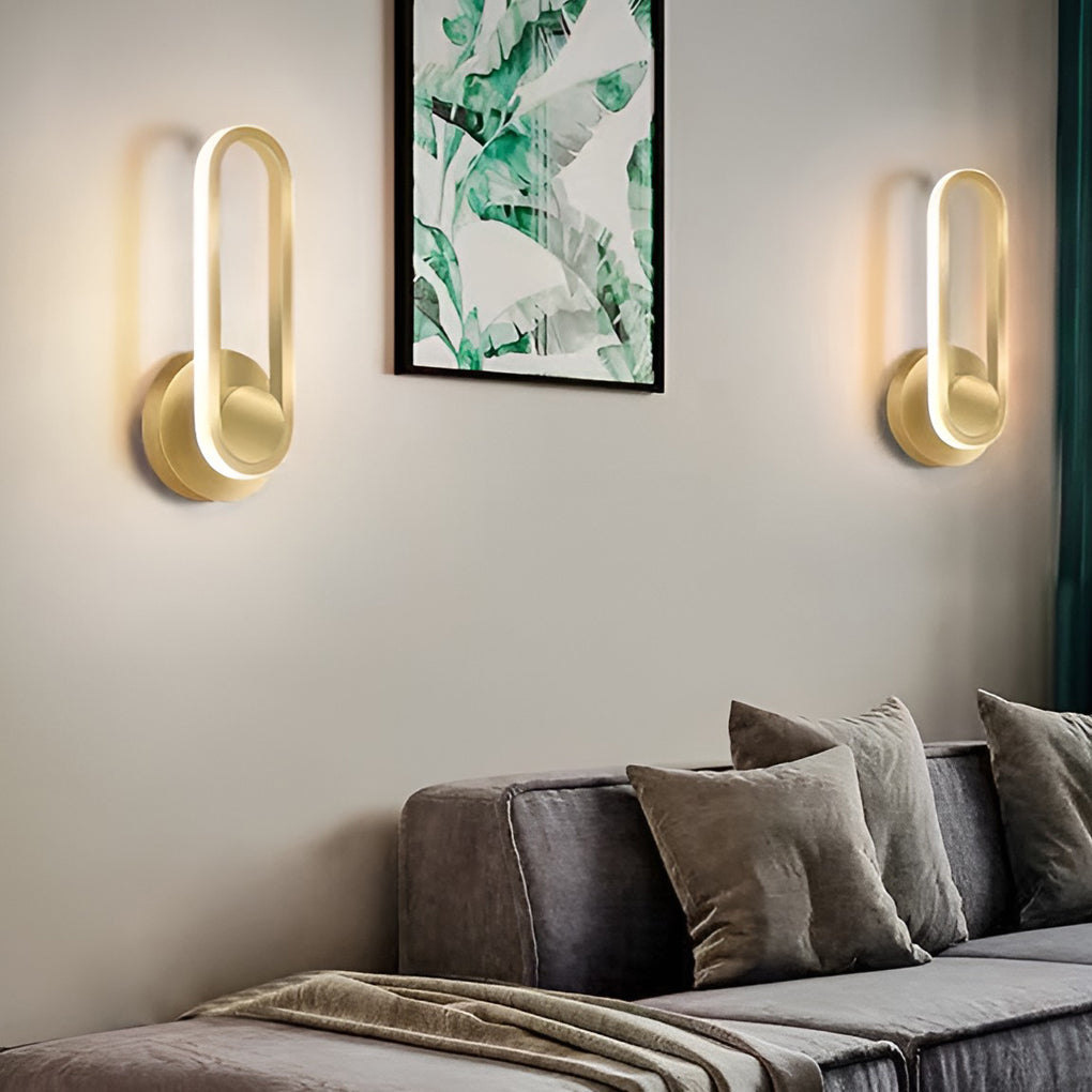 330° Rotatable Rounded Rectangular LED Nordic Wall Lamp Wall Sconce Lighting - Lighting > Wall Lights > Wall sconces - DINIBLO 