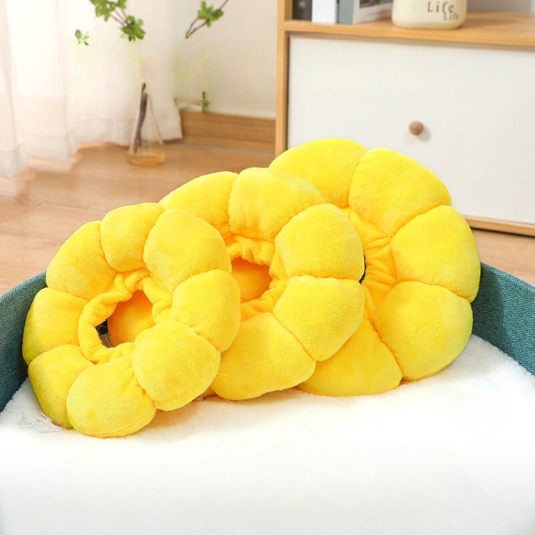 Sunflower Plush Collar Anti-licking - Cat Apparel - DINIBLO 