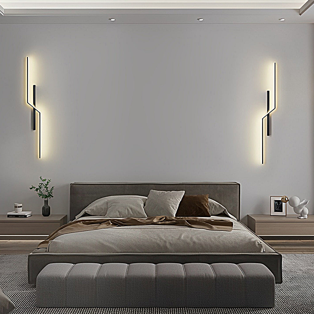 Lines Creative LED Modern Minimalist Wall Lamp Decorative Wall Sconces Lighting - Lighting > Wall Lights > LED Wall Lights - DINIBLO 