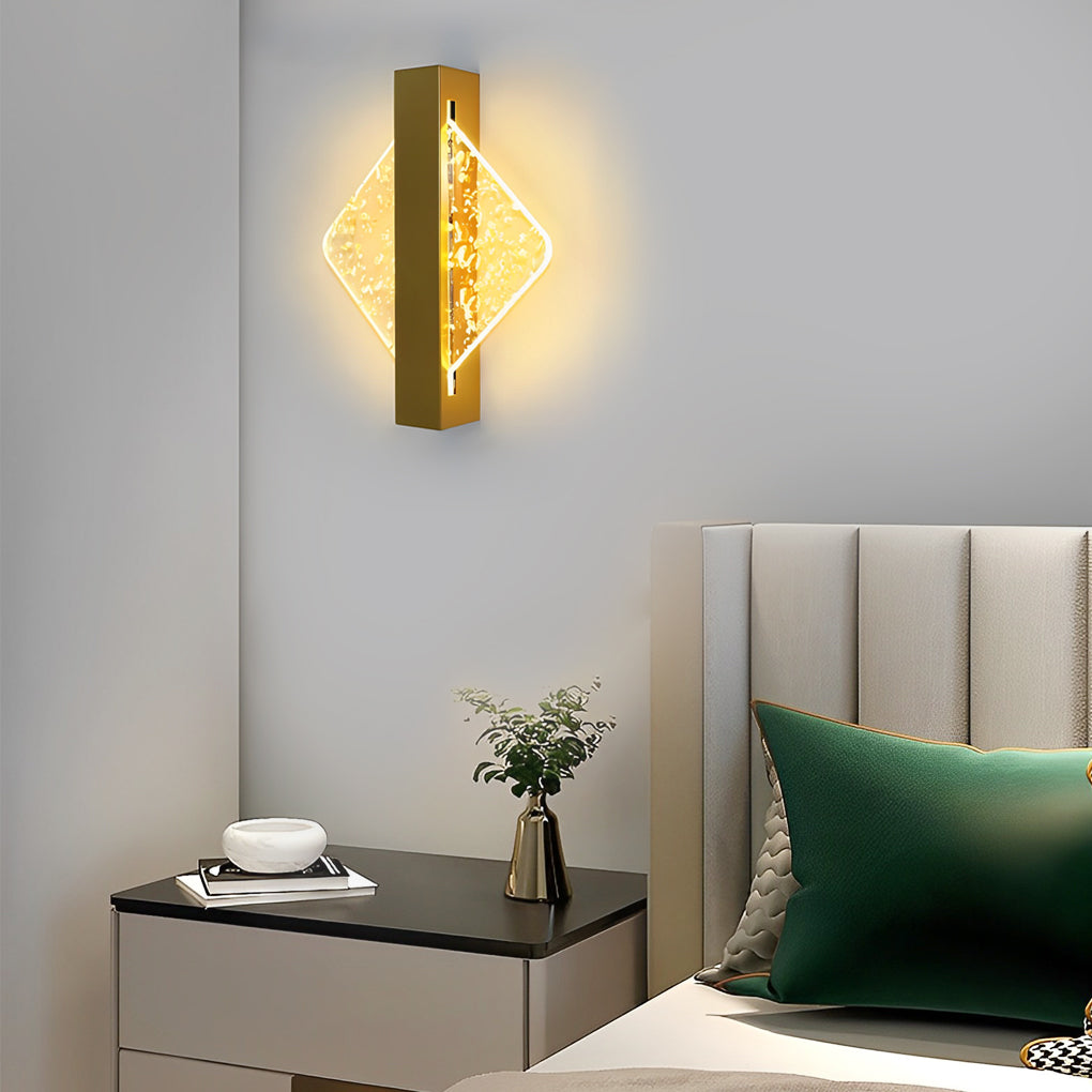 Round Square Semicircle Creative LED Nordic Bedside Wall Lamps Wall Lights - Lighting > Wall Lights > Wall sconces - DINIBLO 