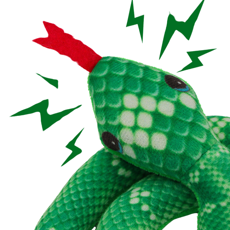 Pet Plush Toys Snake Crinkle Paper Toy - Cat Toys - DINIBLO 