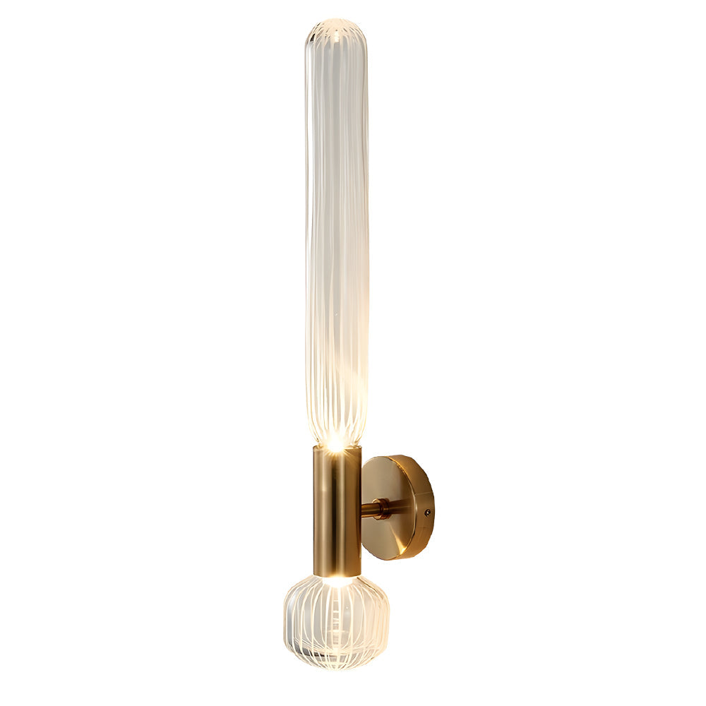 Glass Long Tube up and down Lighting Simple Art Postmodern Wall Light Fixture - Lighting > Wall Lights > Wall sconces - DINIBLO 