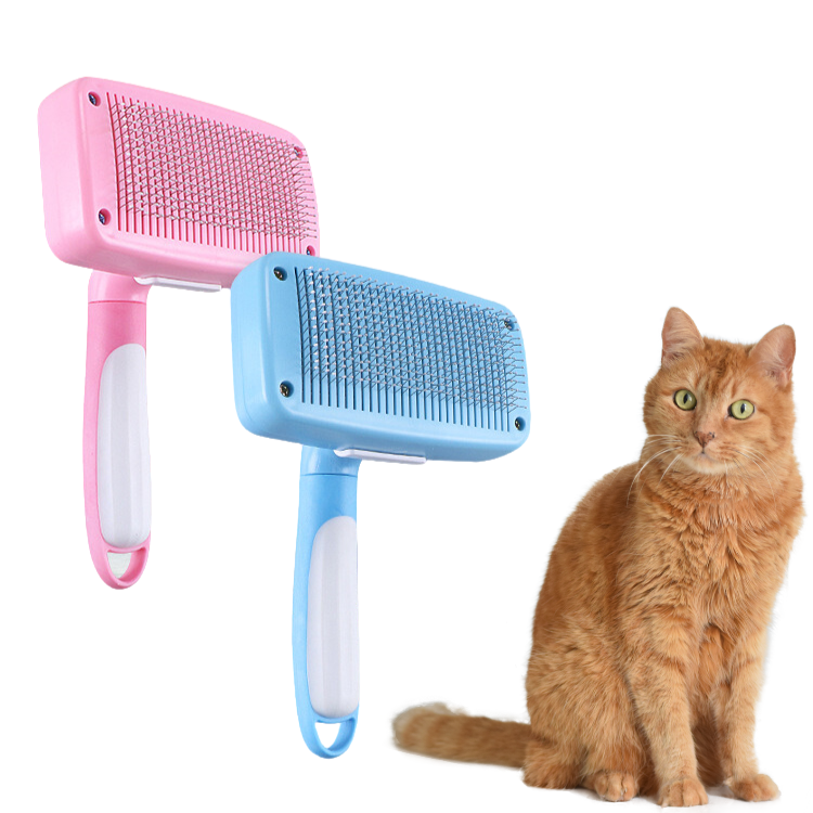 Pet Cats Hair Fur Remover Brush Grooming Comb - Pet Combs & Brushes - DINIBLO 