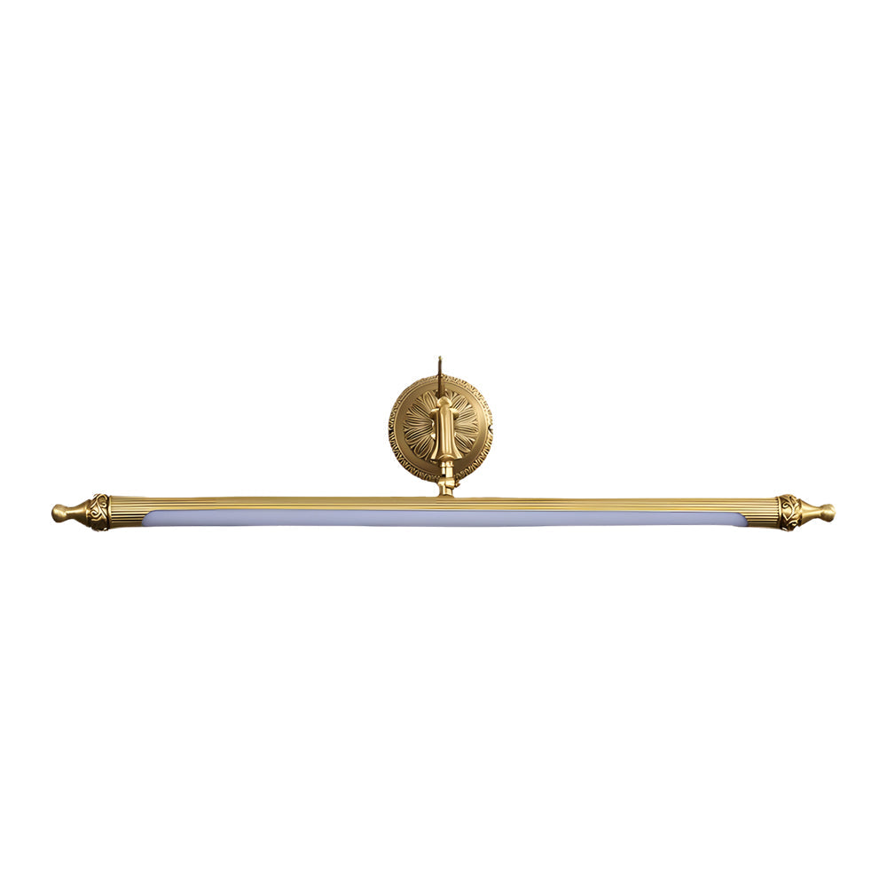 Antique Copper Linear 180° Adjustable Dimmable LED Vanity Light for Bathroom - Lighting > Wall Lights > Bathroom Vanity Lighting - DINIBLO 