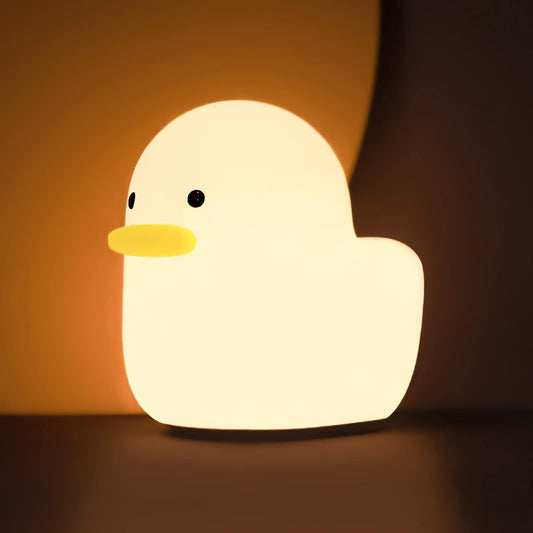 Duck Light Silicone Night Light Nursery Lamp - Night Lights & Ambient Lighting - DINIBLO 