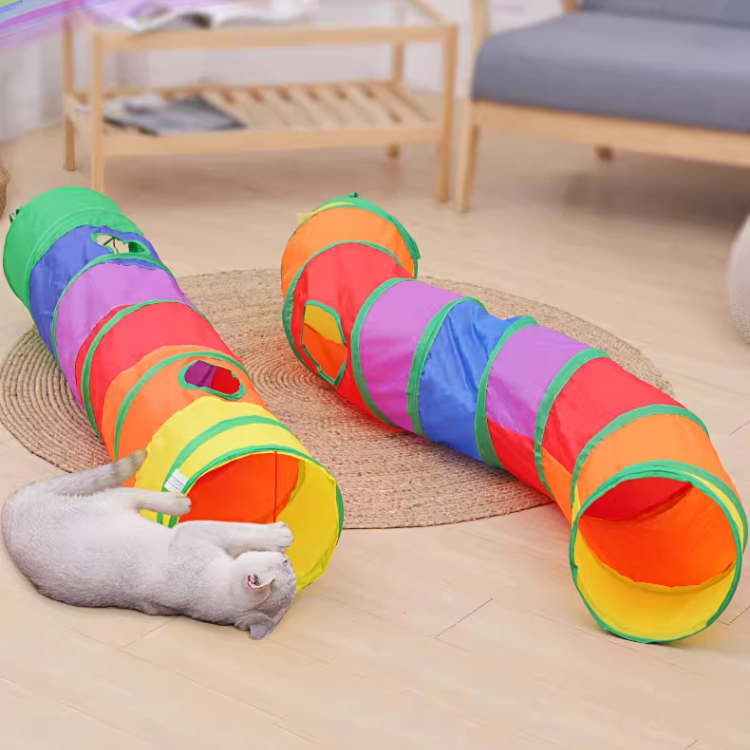 Foldable Cat Tunnel Toys For Indoor Cats - Cat Toys - DINIBLO 