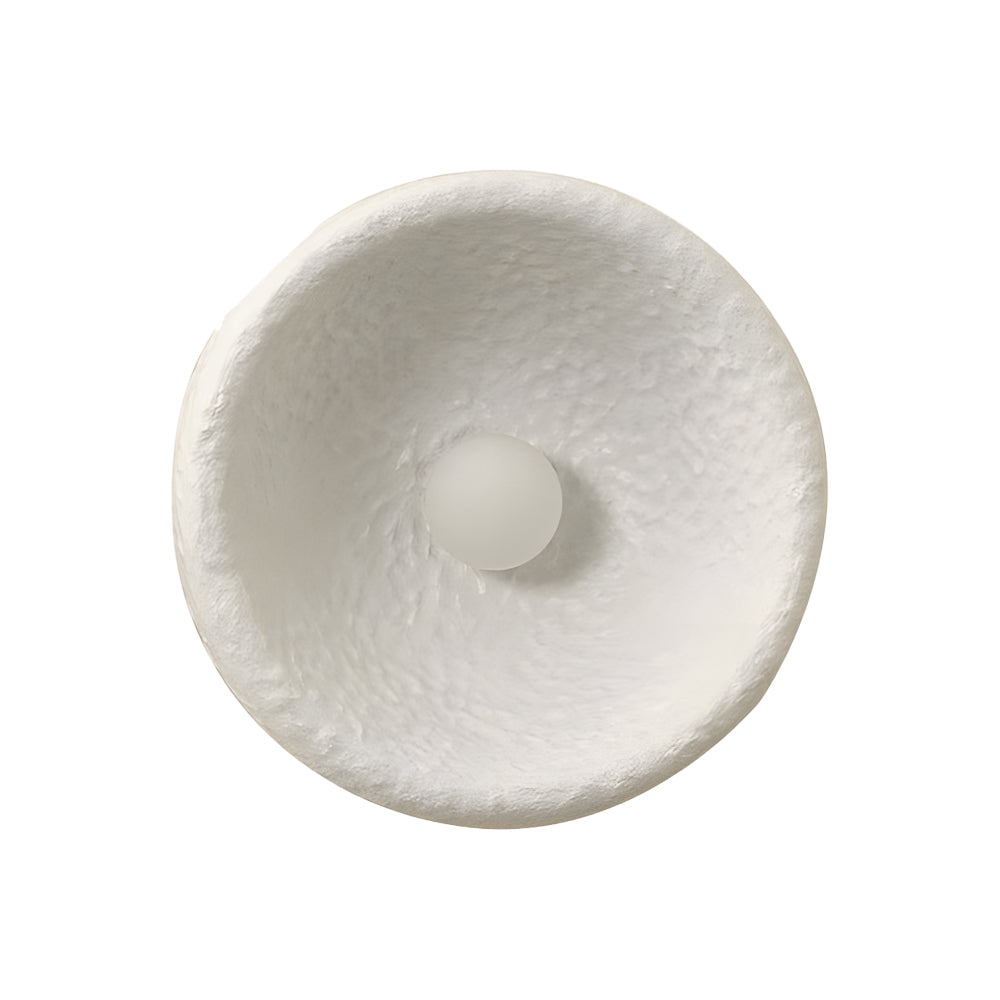 Japanese White Round 1-Light Wall Sconce, 3 Sizes - Lighting > Wall Lights > Wall sconces - DINIBLO 