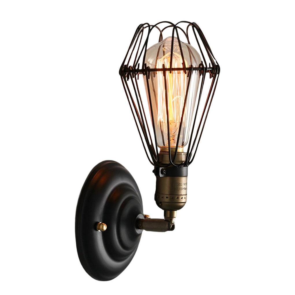 Adjustable Iron Retro Country Industrial Style Wall Lamp Wall Light Fixture - Lighting > Wall Lights > Wall sconces - DINIBLO 