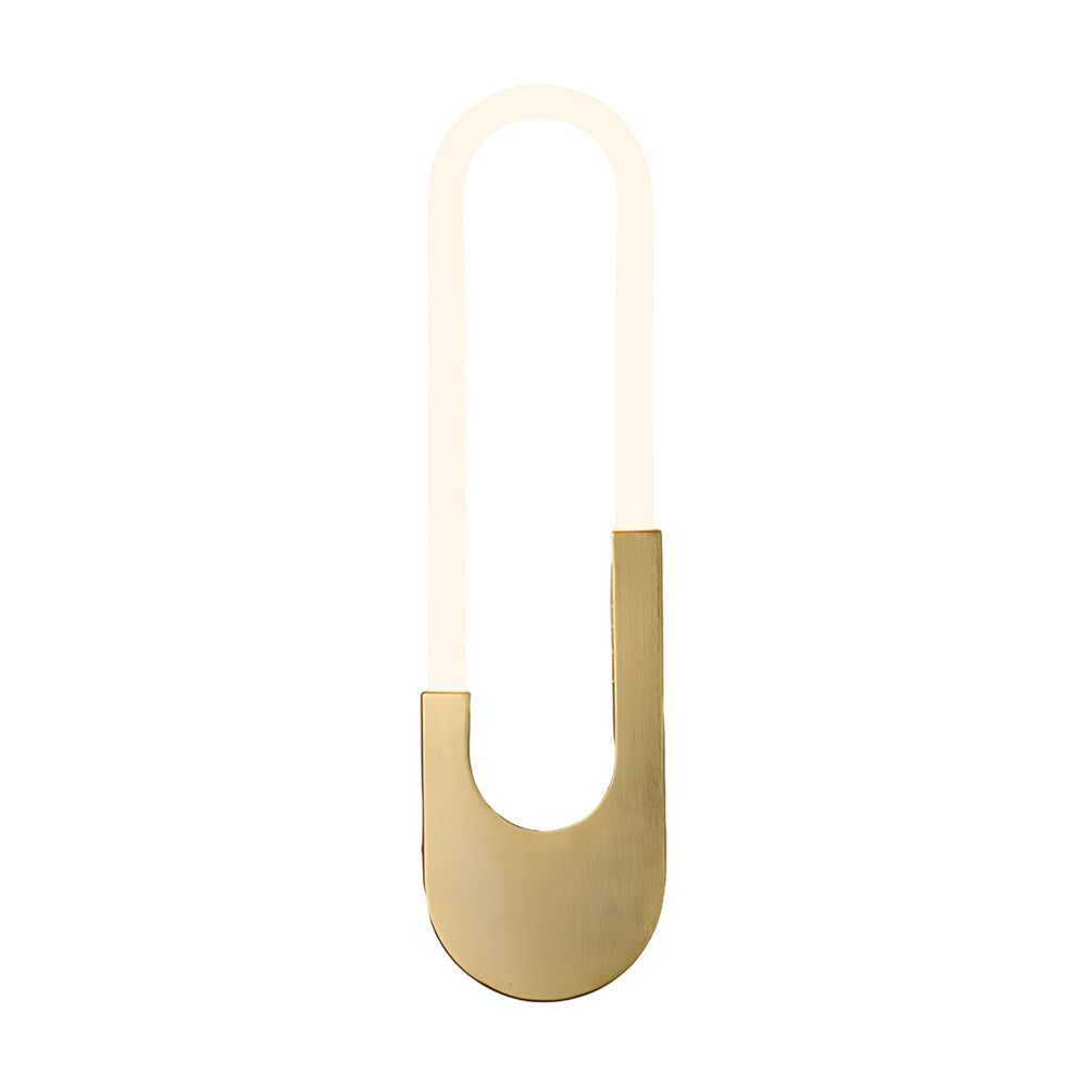 Modern Indoor Oval LED Wall Sconces - 16'' H, Gold/Black - Lighting > Wall Lights > Wall sconces - DINIBLO 