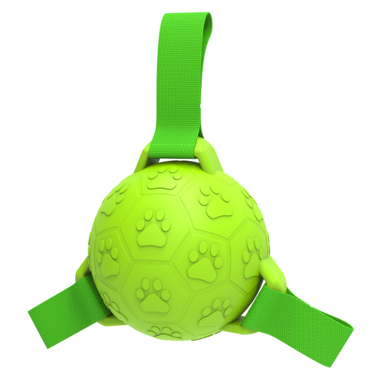 Dog Toys Socccer Balls with Straps - Dog Toys - DINIBLO 