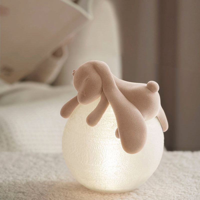 Rabbit On The Moon Lamp - Children's Table Lamps - DINIBLO 