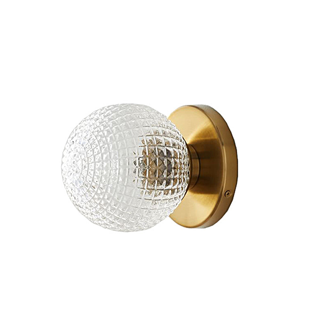 Unique Glass Ball Copper Three Step Dimming LED Modern Wall Light Fixture - Lighting > Wall Lights > Wall sconces - DINIBLO 