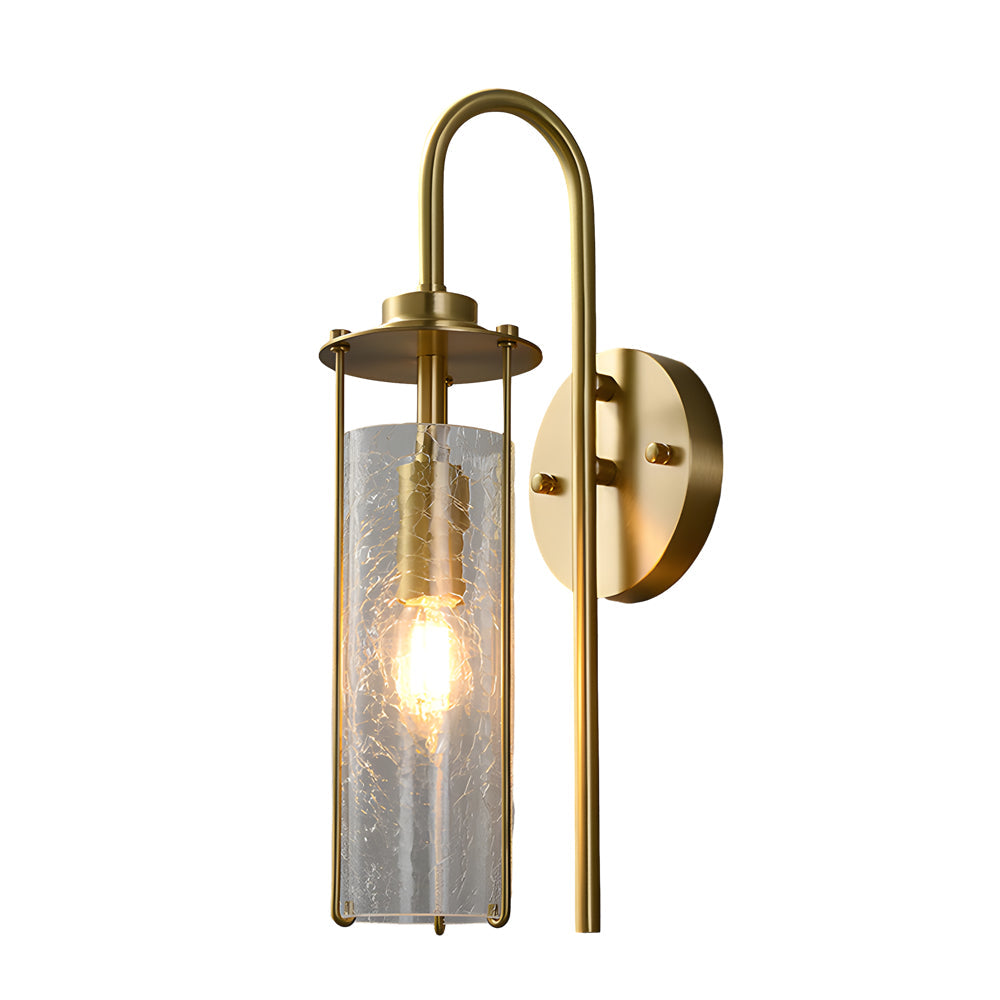 Cracked Glass Shade Copper Luxury Minimalist Modern Wall Light Fixture - Lighting > Wall Lights > Wall sconces - DINIBLO 