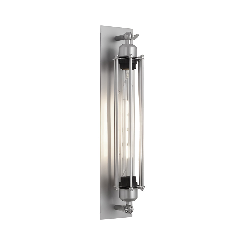 Industrial Vintage Flute Iron 1-Light Wall Lamp - Chrome - Lighting > Wall Lights > LED Wall Lights - DINIBLO 