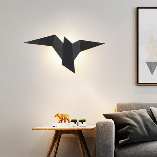 Artistic Metal Origami Bird LED Sconce for Living Room Wall -  - DINIBLO 