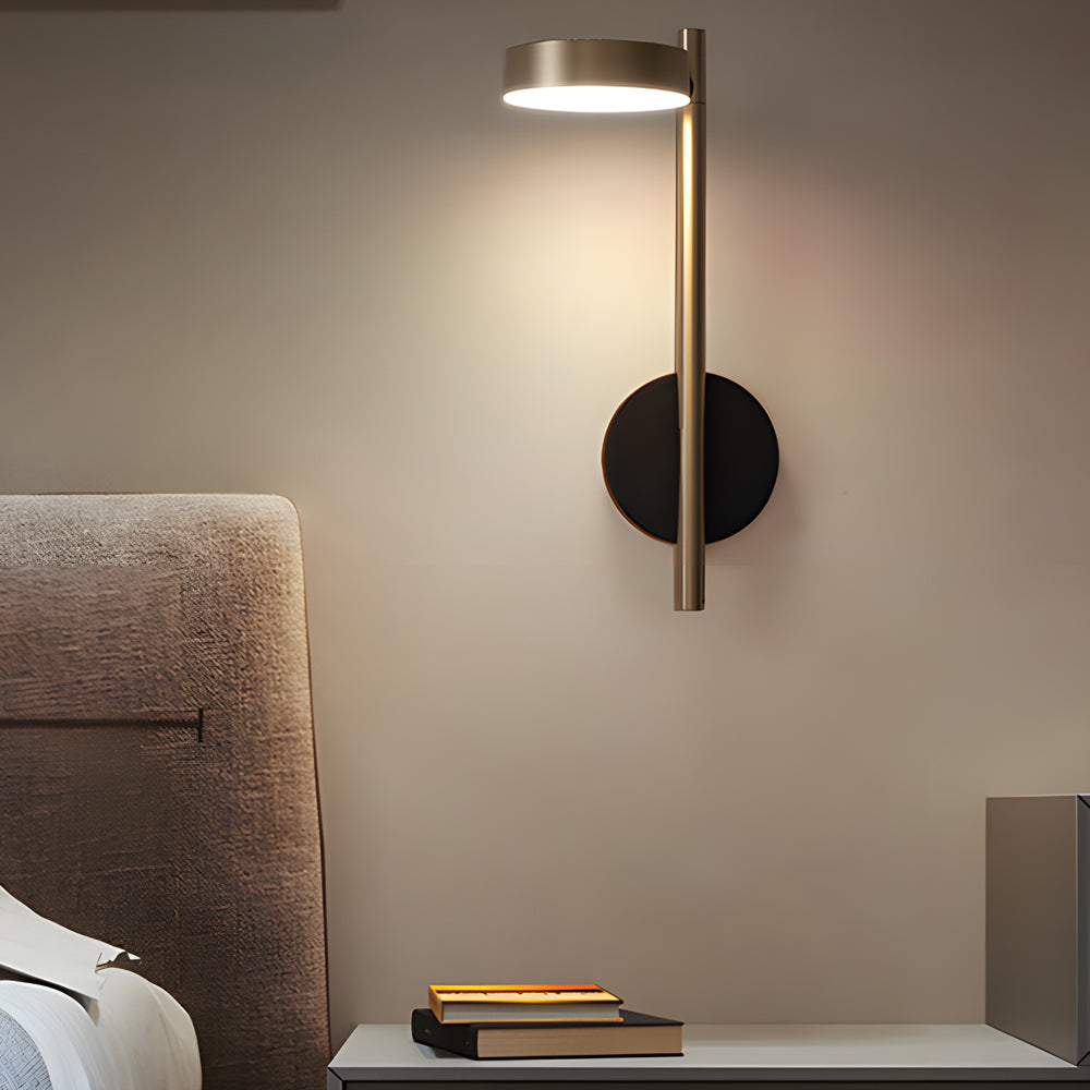 Simple Adjustable Round LED Luxury Aluminum Nordic Wall Light Fixture - Lighting > Wall Lights > Wall sconces - DINIBLO 