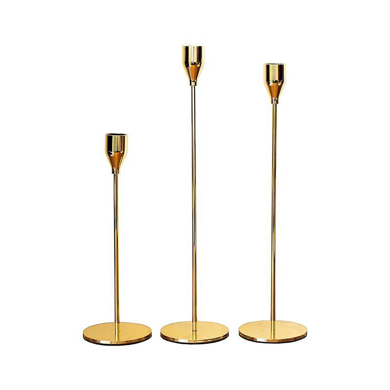 Black Candle Holders Taper Candlestick Holder Set of 3 - Home Decor > Candle holders & Lanterns > Candles & Candle holders - DINIBLO 