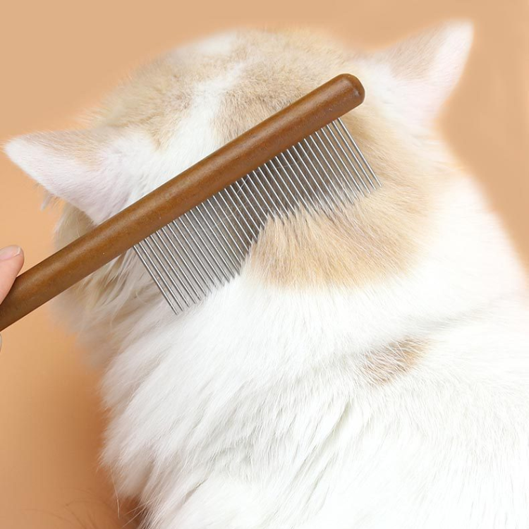 Pet Hair Removal Comb Flea Comb - Pet Combs & Brushes - DINIBLO 