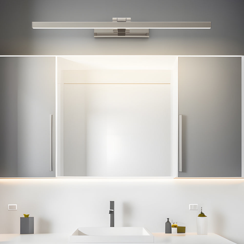 31'' Strip Stainless Steel 180° Adjustable Bathroom Vanity Lights - Lighting > Wall Lights > Bathroom Vanity Lighting - DINIBLO 