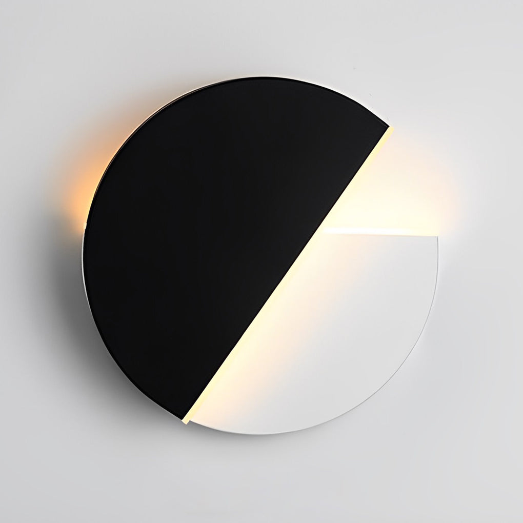 Creative Circular 350° Rotatable LED Black Nordic Wall Sconces Lighting - Lighting > Wall Lights > Wall sconces - DINIBLO 