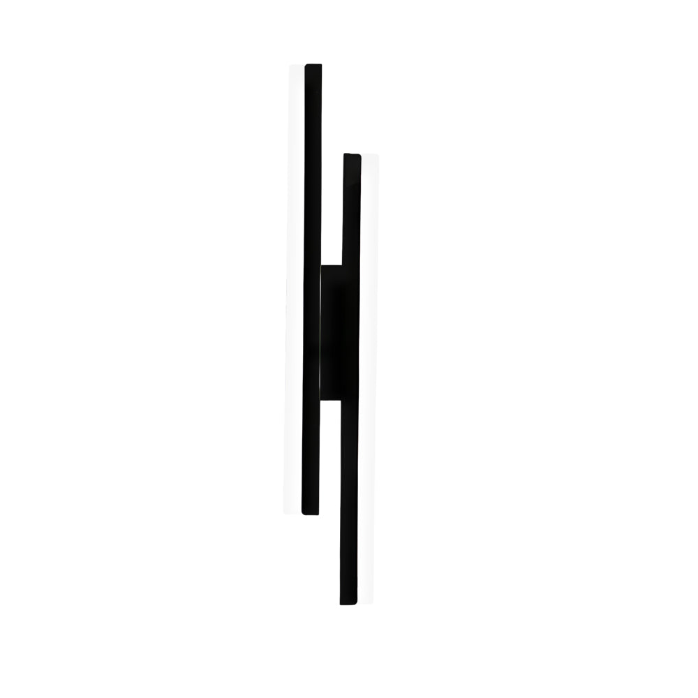 Modern 2-Light Linear LED Wall Lamp with 3-Step Dimming - Black/Gold Wall Sconce - Lighting > Wall Lights > Picture Lights - DINIBLO 