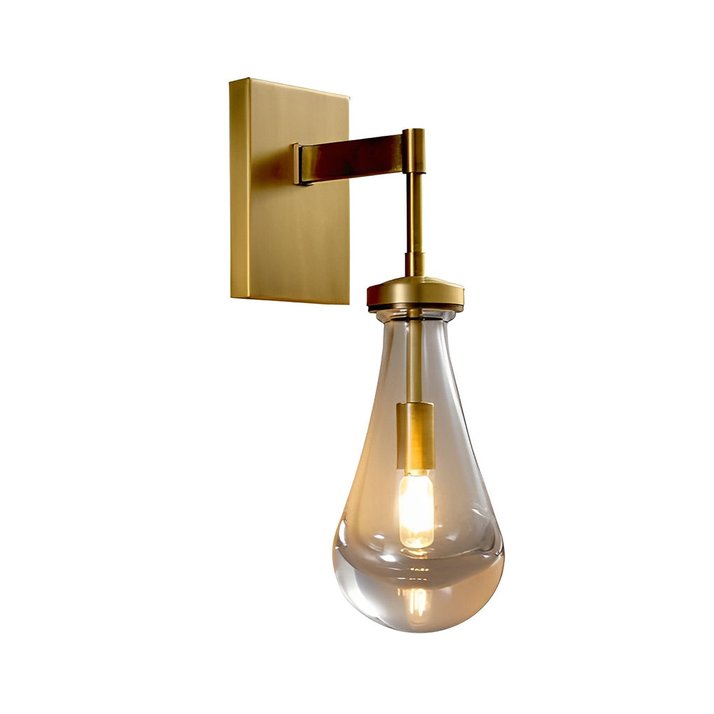 Water Drop Crystal Creative Copper Modern Minimalist Wall Lamp Sconces - Lighting > Wall Lights > Wall sconces - DINIBLO 