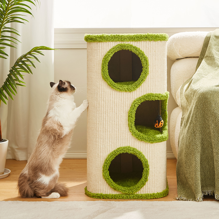 Cat Tree Condo Sisal Multi-layer Cat Cave Toys - Cat Furniture - DINIBLO 