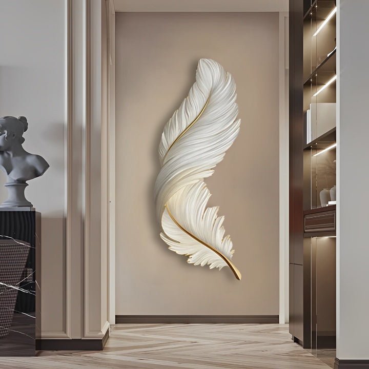 Luxury Creative Feathers USB DC5V Remote Control LED Modern Wall Lights - Lighting > Wall Lights > Wall sconces - DINIBLO 