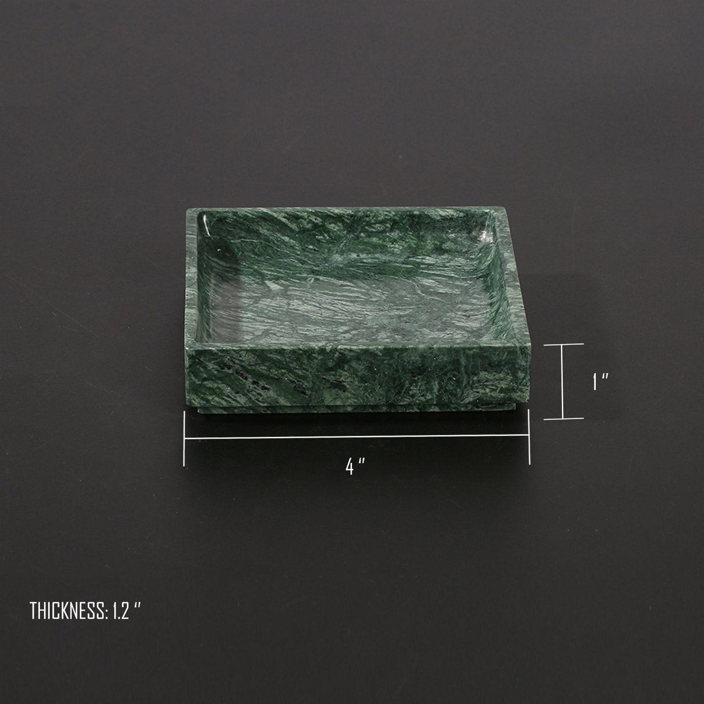 Square Green Marble Ashtray Vintage Unique Cigar Ashtray - Home Decor > Storage Containers > Ashtray - DINIBLO 