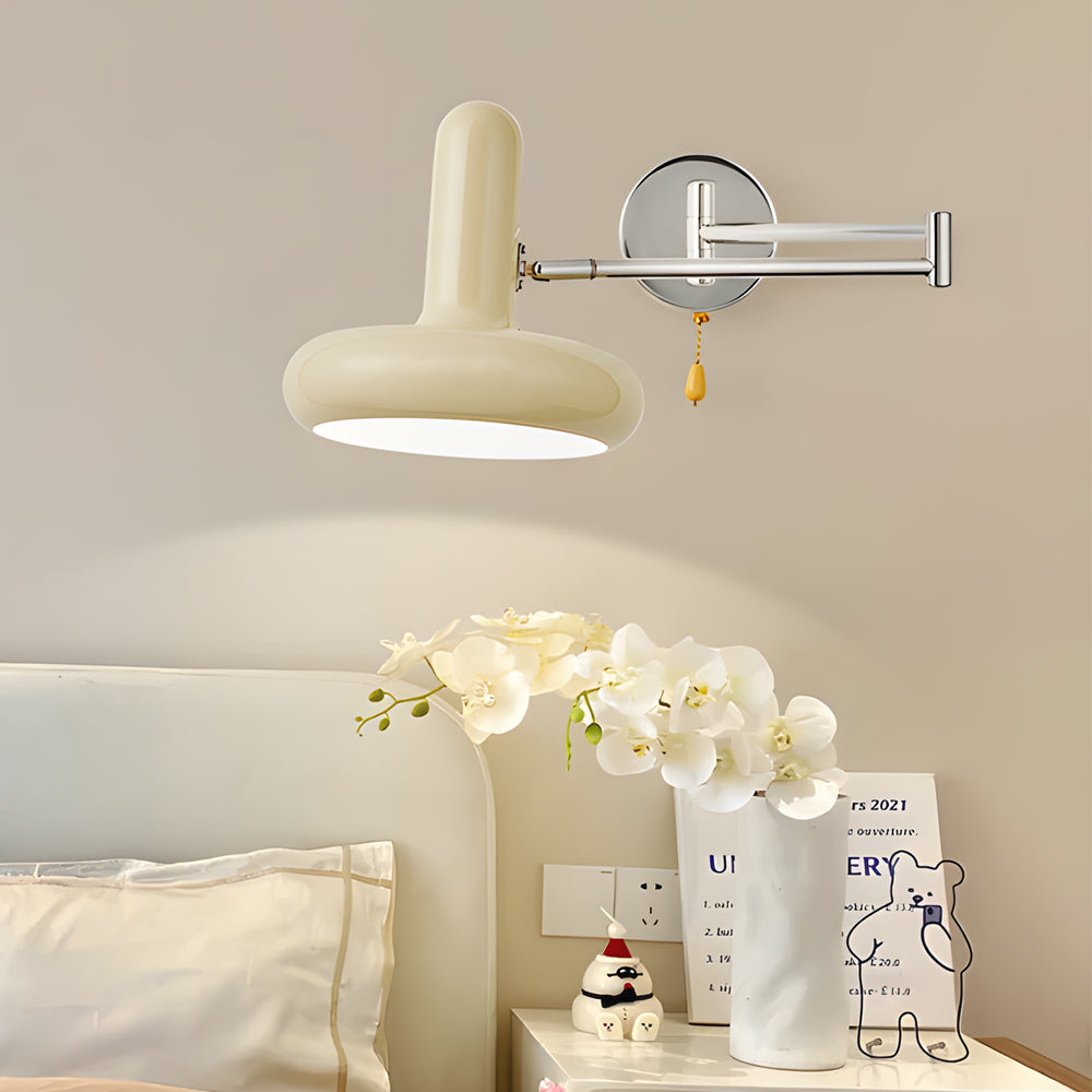 Creative Glass Swing Arm 3 Step Dimming Dimmable with Remote Wall Lamp - Lighting > Wall Lights > Swing Arm Wall Sconces - DINIBLO 