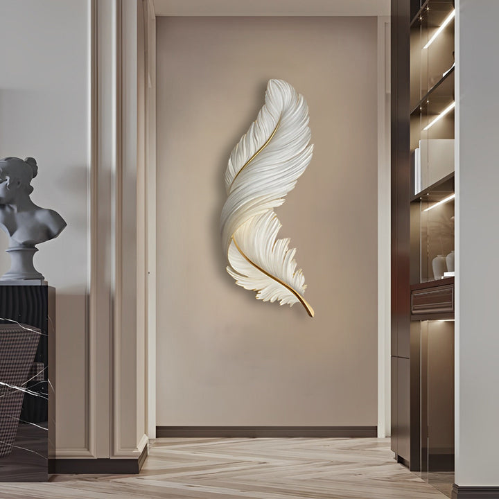 Luxury Creative Feathers USB DC5V Remote Control LED Modern Wall Lights - Lighting > Wall Lights > Wall sconces - DINIBLO 